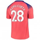 Maglia Chelsea NO.28 Azpilicueta Terza 2020/2021 Arancione