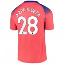 Maglia Chelsea NO.28 Azpilicueta Terza 2020/2021 Arancione