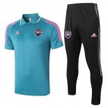 Polo Arsenal Set Completo 2021/2022 Blu Nero