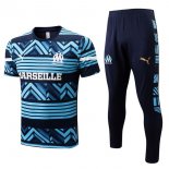 Maglia Marseille Set Completo 2022-2023 Blu