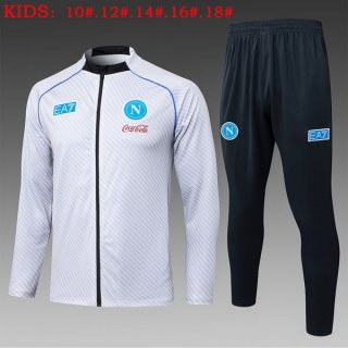 Bambino Giacca Napoli 2026/2027 Bianco