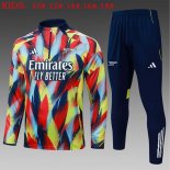 Bambino Felpa Allenamento Arsenal 2025/2026 Blu Rosso 2