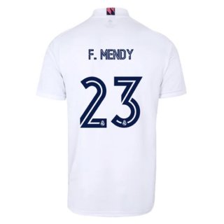 Maglia Real Madrid Prima NO.23 F. Mendy 2020/2021 Bianco Maglia Real Madrid Prima NO.23 F. Mendy 2020/2021 Bianco
