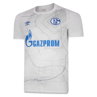 Thailandia Maglia Schalke 04 Seconda 2020/2021 Bianco