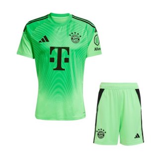 Maglia Bayern Monaco Portiere Bambino 2025/2026 Verde Maglia Bayern Monaco Portiere Bambino 2025/2026 Verde