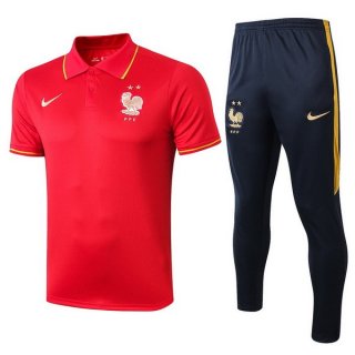 Polo Francia Set Completo 2019 Rosso