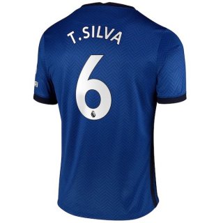 Maglia Chelsea NO.6 T. Silva Prima 2020/2021 Blu Maglia Chelsea NO.6 T. Silva Prima 2020/2021 Blu