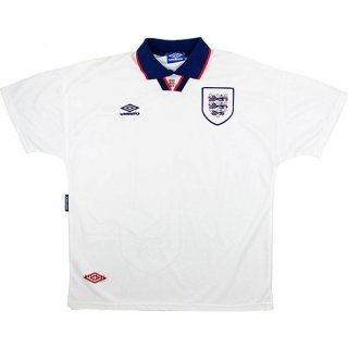 Thailandia Maglia Inghilterra Prima Retro 1994 Bianco Thailandia Maglia Inghilterra Prima Retro 1994 Bianco