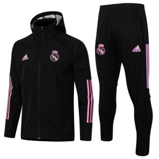 Giacca a vento Real Madrid Set Completo 2020/2021 Nero Rosa