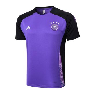 Maglia Formazione Germania 2024/2025 Porpora Nero Maglia Formazione Germania 2024/2025 Porpora Nero