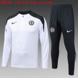 Bambino Felpa Allenamento Chelsea 2025/2026 Bianco 5