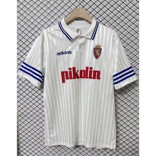 Thailandia Maglia Zaragoza Primera Retro 1995-1996 Thailandia Maglia Zaragoza Primera Retro 1995-1996