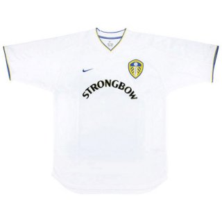 Thailandia Maglia Leeds United Prima Retro 2000 2002 Bianco