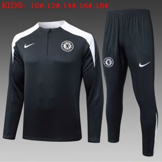 Bambino Felpa Allenamento Chelsea 2025/2026 Grigio 5 Bambino Felpa Allenamento Chelsea 2025/2026 Grigio 5