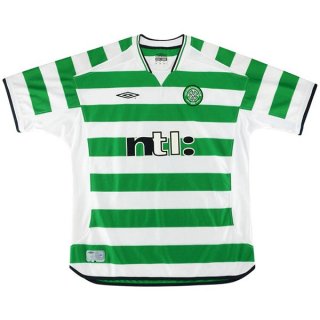 Thailandia Maglia Celtic Prima Retro 2001 2003 Verde