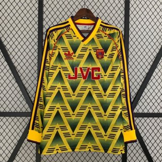 Thailandia Maglia Arsenal Seconda ML Retro 1991 1993 Thailandia Maglia Arsenal Seconda ML Retro 1991 1993