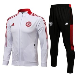 Giacca Manchester United 2022 Bianco Nero Rosso