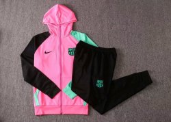 Giacca Cappuccio Barcellona 2020/2021 Rosa Verde