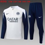 Bambino Felpa Allenamento Inter Milan 2025/2026 Bianco 5