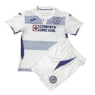 Maglia Cruz Blu Seconda Bambino 2020/2021 Bianco