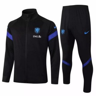 Giacca Paesi Bassi 2020 Nero Navy Giacca Paesi Bassi 2020 Nero Navy