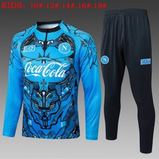 Bambino Felpa Allenamento Napoli 2026/2027 Blu