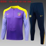 Bambino Felpa Allenamento Atletico Madrid 2025/2026 Porpora 5 Bambino Felpa Allenamento Atletico Madrid 2025/2026 Porpora 5