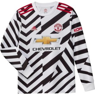 Thailandia Maglia Manchester United Terza ML 2020/2021 Bianco Thailandia Maglia Manchester United Terza ML 2020/2021 Bianco