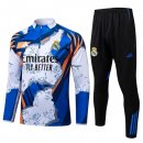 Felpa Allenamento Real Madrid 2025/2026 Blu Bianco