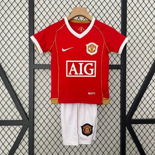 Maglia Manchester United Prima Retro Bambino 2006 2007 Maglia Manchester United Prima Retro Bambino 2006 2007