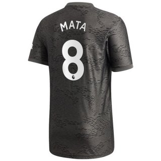 Maglia Manchester United NO.8 Mata Seconda 2020/2021 Nero Maglia Manchester United NO.8 Mata Seconda 2020/2021 Nero