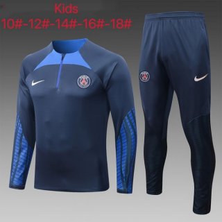 Bambino Felpa PSG 2022/2023 Blu