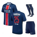 Maglia Paris Saint Germain Prima Bambino Champions of Europe 2025