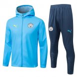 Giacca Cappuccio Manchester City Blu 2025/2026 5