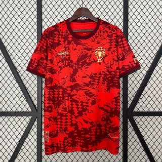 Thailandia Maglia Portogallo Pre-Match 2024 Rosso Thailandia Maglia Portogallo Pre-Match 2024 Rosso