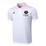 Polo PSG 2025/2026 Bianco Rosa