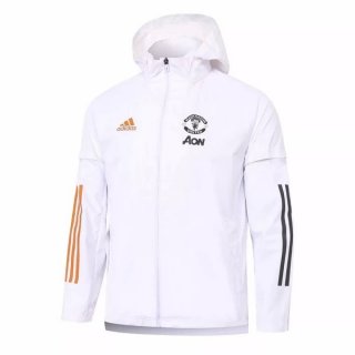 Giacca a vento Manchester United 2020/2021 Bianco Giacca a vento Manchester United 2020/2021 Bianco