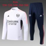 Bambino Felpa Arsenal 2023 Bianco Blu