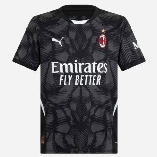 Thailandia Maglia AC Milan Portiere 2024/2025 Nero Grigio Thailandia Maglia AC Milan Portiere 2024/2025 Nero Grigio