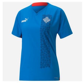Maglia Islanda Donna Euro 2022 Blu Maglia Islanda Donna Euro 2022 Blu