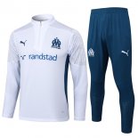 Felpa Allenamento Marseille 2024/2025 Bianco