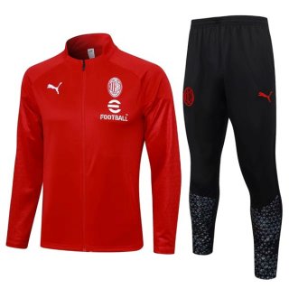 Giacca AC Milan 2024 Rosso 2 Giacca AC Milan 2024 Rosso 2
