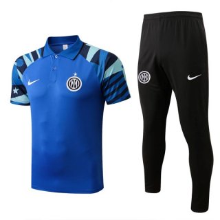 Polo Inter Milan Set Completo 2022-2023 Blu