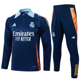 Felpa Allenamento Real Madrid 2025/2026 Blu Felpa Allenamento Real Madrid 2025/2026 Blu