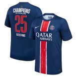 Thailandia Maglia Paris Saint Germain Prima Champions of Europe 2025