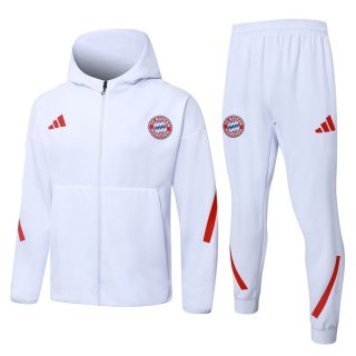 Giacca Cappuccio Bayern Monaco 2026/2027 Bianco