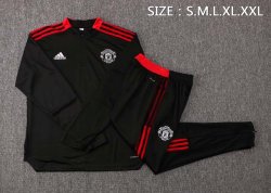 Giacca Manchester United 2022 Nero Rosso