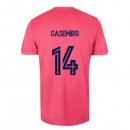 Maglia Real Madrid Seconda NO.14 Casemiro 2020/2021 Rosa