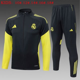 Bambino Giacca Real Madrid 2025/2026 Nero 4 Bambino Giacca Real Madrid 2025/2026 Nero 4