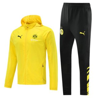 Giacca a vento Borussia Dortmund Set Completo 2021/2022 Giallo Nero Giacca a vento Borussia Dortmund Set Completo 2021/2022 Giallo Nero